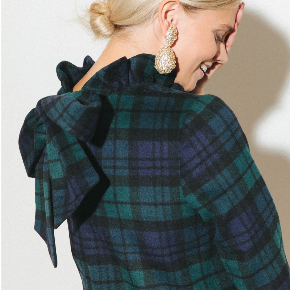 Tuckernuck - Blackwatch Plaid Faye Blouse - XS